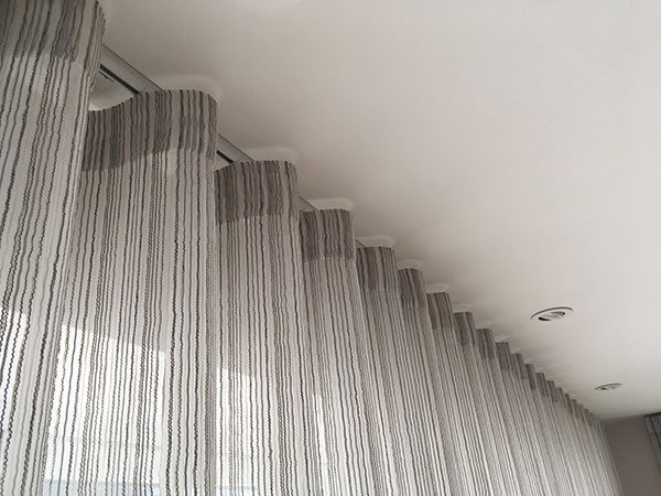 tripple pleat bespoke curtains